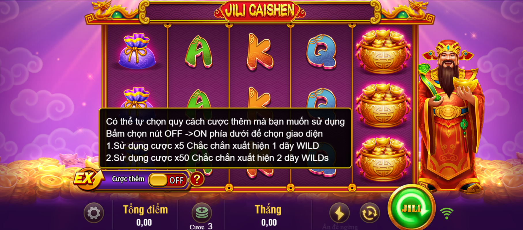 Nổ hũ Caishen: Chinh phục hũ thần tài rinh tiền tỷ Xoso66 2 Nổ hũ Caishen tại Xoso66 với tỷ lệ RTP trên 98%